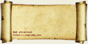 Isidora Perunović vizit kartica